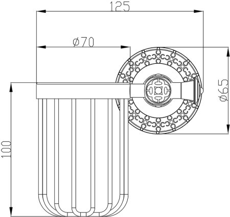 Держатель освежителя воздуха Zorg Antic AZR 19 SL 