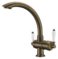 Смеситель для кухонной мойки Zorg Clean Water ZR 327 YF antique