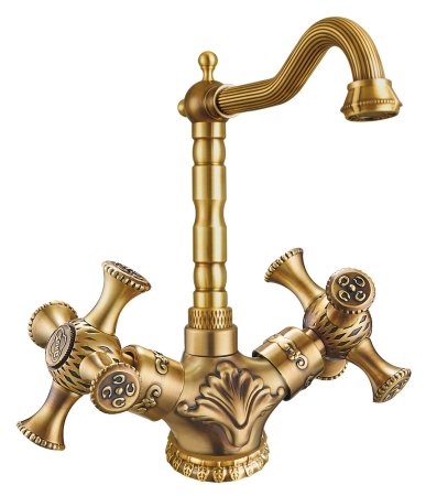 Смеситель для кухонной мойки Zorg Antic A 7005K-BR 