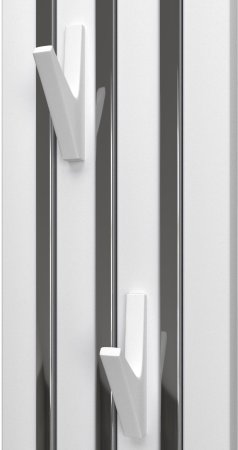 Полотенцесушитель электрический Point Пиано PN19722WC 150x1200 диммер слева, белый/хром 