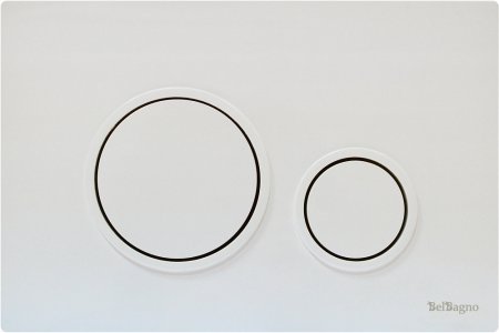 Кнопка смыва BelBagno Circle BB-P47130 белая 