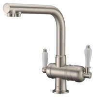 Смеситель для кухонной мойки Zorg Clean Water ZR 328 YF nickel