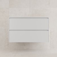 Тумба подвесная "ЛИМА 90" эмаль, под раковину LINE 90, 2 ящ., PLUS, белый матовый