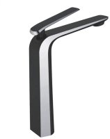 Смеситель для раковины высокий Rose R13H R1311H, черный