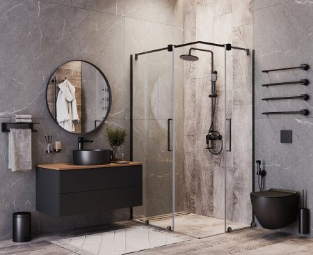 Раковина-чаша Bond 39 S53-398 Черная матовая 