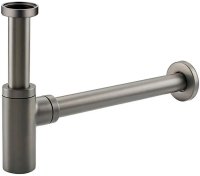 Сифон для раковины Frap F82-9 Оружейная сталь