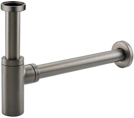 Сифон для раковины Frap F82-9 Оружейная сталь 