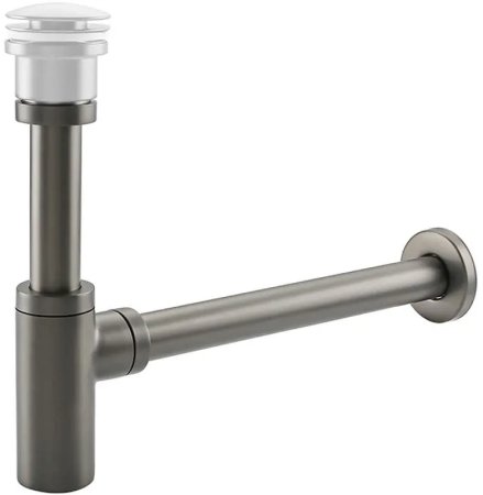 Сифон для раковины Frap F82-9 Оружейная сталь 