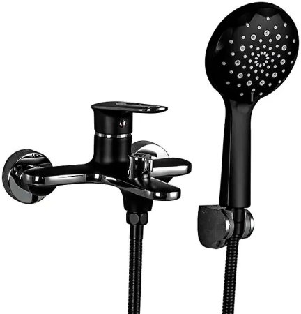 Смеситель для ванны Frap H49-6 F3249-6 Черный матовый Хром 