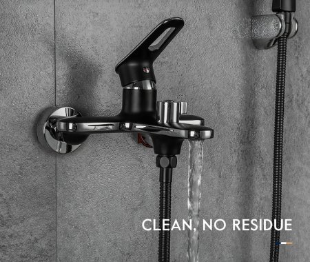 Смеситель для ванны Frap H49-6 F3249-6 Черный матовый Хром 