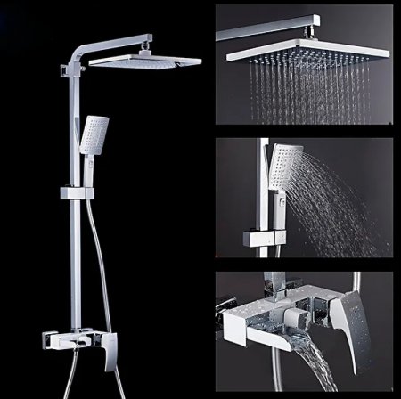 Душевая система Gappo G2407-30 Хром Белый 