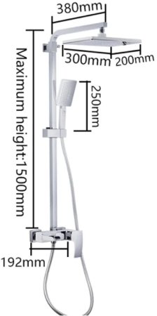 Душевая система Gappo G2407-30 Хром Белый 