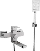 Смеситель для ванны Frap H802 F32802 универсальный Нержавеющая сталь