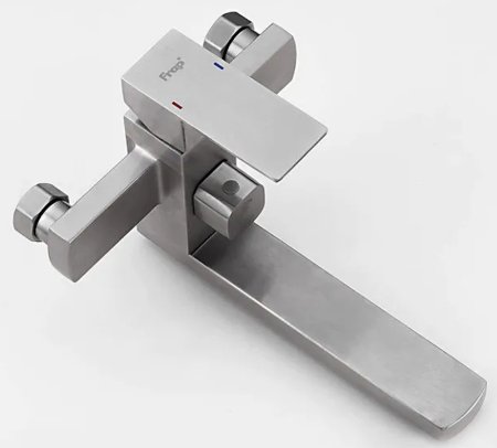 Смеситель для ванны Frap H802 F32802 универсальный Нержавеющая сталь 