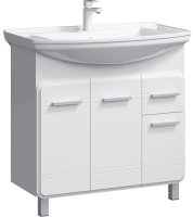 Тумба под раковину Aqwella Корсика 85 Т8м KOR0108 Белая