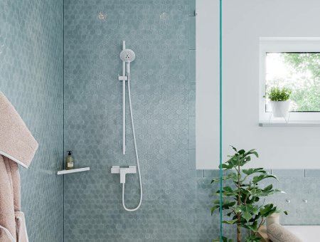 Смеситель для душа Hansgrohe Metropol 32560700 Белый матовый 