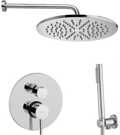 Душевая система Paffoni Light KITLIG018CRKING Хром 
