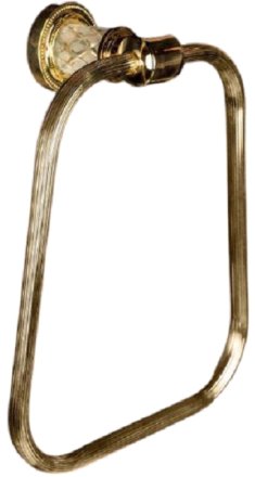 Кольцо для полотенец Boheme Murano Cristal 10905-CRST-G Золото 