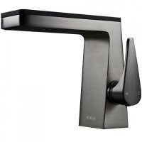 Смеситель для раковины Black&White Universe 7330u Темно-серый матовый Гранит