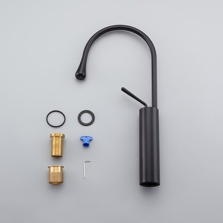 Смеситель для раковины Bronze de Luxe Scandi 9015B Черный матовый 