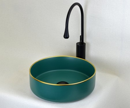 Смеситель для раковины Bronze de Luxe Scandi 9015B Черный матовый 