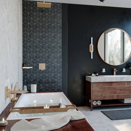 Верхний душ Hansgrohe Raindance E 26250990 Полированное золото 