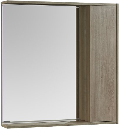 Зеркало со шкафом Aquaton Стоун 80 R 1A228302SX850 с подсветкой Сосна арлингтон 