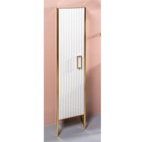 Пенал Armadi Art Monaco белый глянец + золото R 868-WG-R