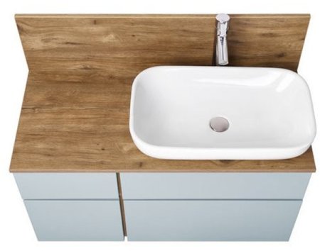 Тумба под раковину Aquaton Мишель 100 1A256901MIX30 подвесная Дуб рустикальный Фьорд 