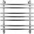 Полотенцесушитель водяной Energy Ideal 600x500 форма лесенка нестандартная прямая, нержавеющая сталь, нижнее/диагональное/боковое подключение 3/4", 630мм х 600мм, все для подключения в комплекте 
