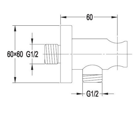 Душевой комплект Omnires Y GoClick SYSY33GCCR 