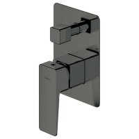 Смеситель Omnires Parma PM7435GR для ванны с душем графит, скрытого монтажа