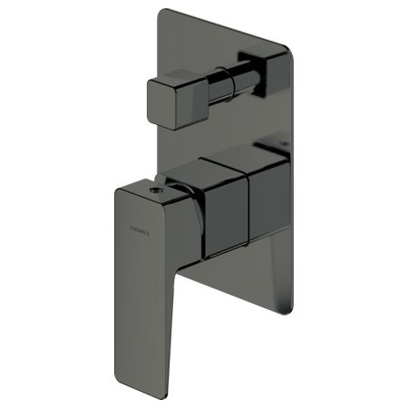 Смеситель Omnires Parma PM7435GR для ванны с душем графит, скрытого монтажа 