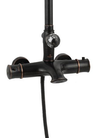 Душевая система с термостатом AltroBagno Beatrice 03-04.07 Br.Ne черная 