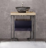 Тумба напольная Velvex Gelou 45 антрацит