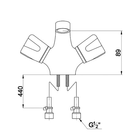 Смеситель Timo Porto 0181F chrome для раковины 