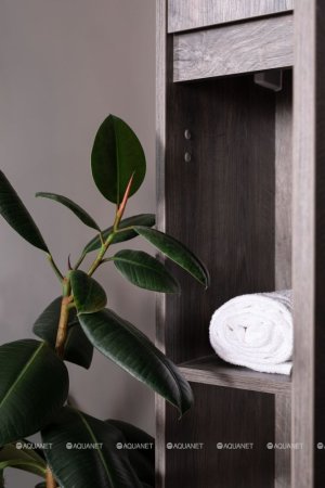 Шкаф-пенал для ванной Aquanet Nova Lite 35 дуб рошелье 