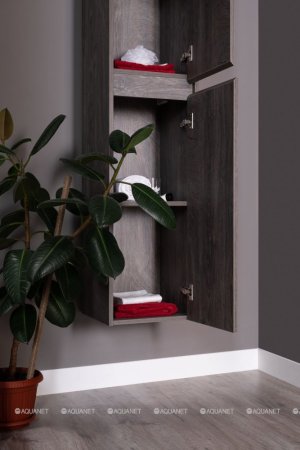 Шкаф-пенал для ванной Aquanet Nova Lite 35 дуб рошелье 