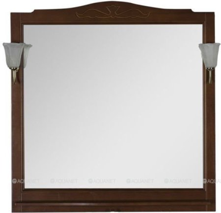 Зеркало Aquanet Амелия 100 орех 