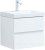 Тумба с раковиной Aquanet Беркли 50 белый глянец (2 ящика) 