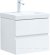 Тумба с раковиной Aquanet Беркли 50 белый глянец (2 ящика) 
