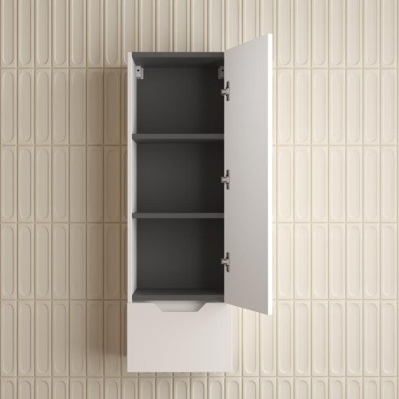 Пенал подвесной Style Line "Остин" 360 см 1 ящик белый эмаль PLUS 