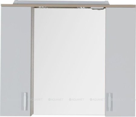 Зеркало-шкаф Aquanet Тиана 90 светлый дуб 