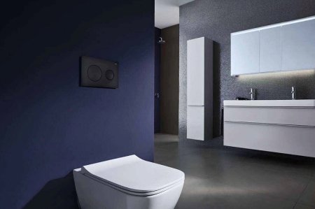 Клавиша смыва Azario AZ-8200-0013 Черная матовая 