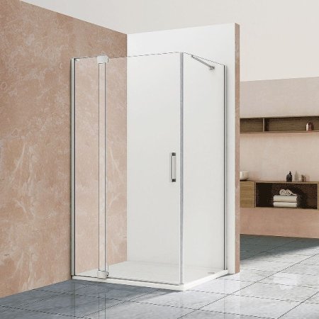 Душевой уголок Vincea Extra 90х100 VSR-1E809010CL профиль Хром стекло прозрачное 