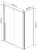 Душевой уголок Vincea Lugano 140х80 VSR-1L8014CLB-1 профиль Черный стекло прозрачное 