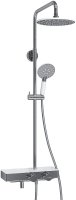 Душевая система WasserKRAFT A113.067.058.CH Thermo с термостатом Хром Белая