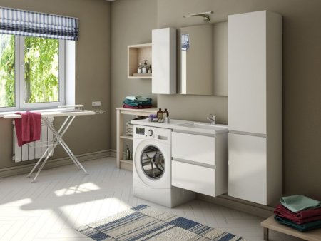 Тумба с раковиной Эстет Dallas Luxe 115 подвесная, 2 ящика, R 