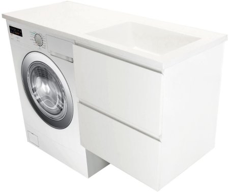 Тумба с раковиной Эстет Dallas Luxe 115 подвесная, 2 ящика, R 