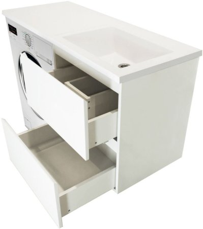 Тумба с раковиной Эстет Dallas Luxe 115 подвесная, 2 ящика, R 